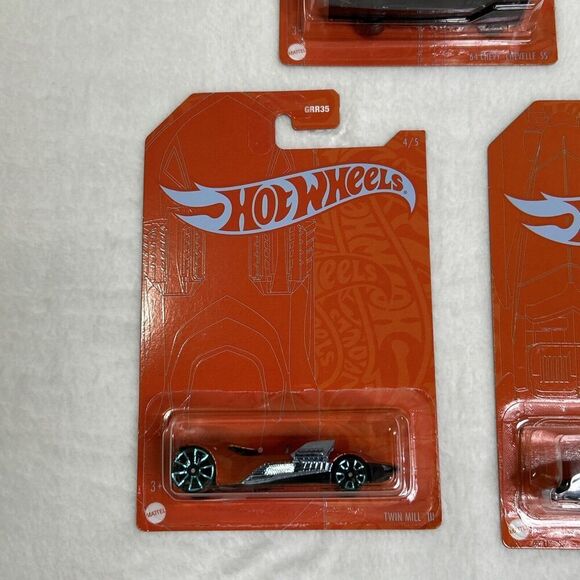 Hot Wheels 53rd Anniversary Bundle Orange Card Twin Mill Cadillac Chevelle - Picture 3 of 4
